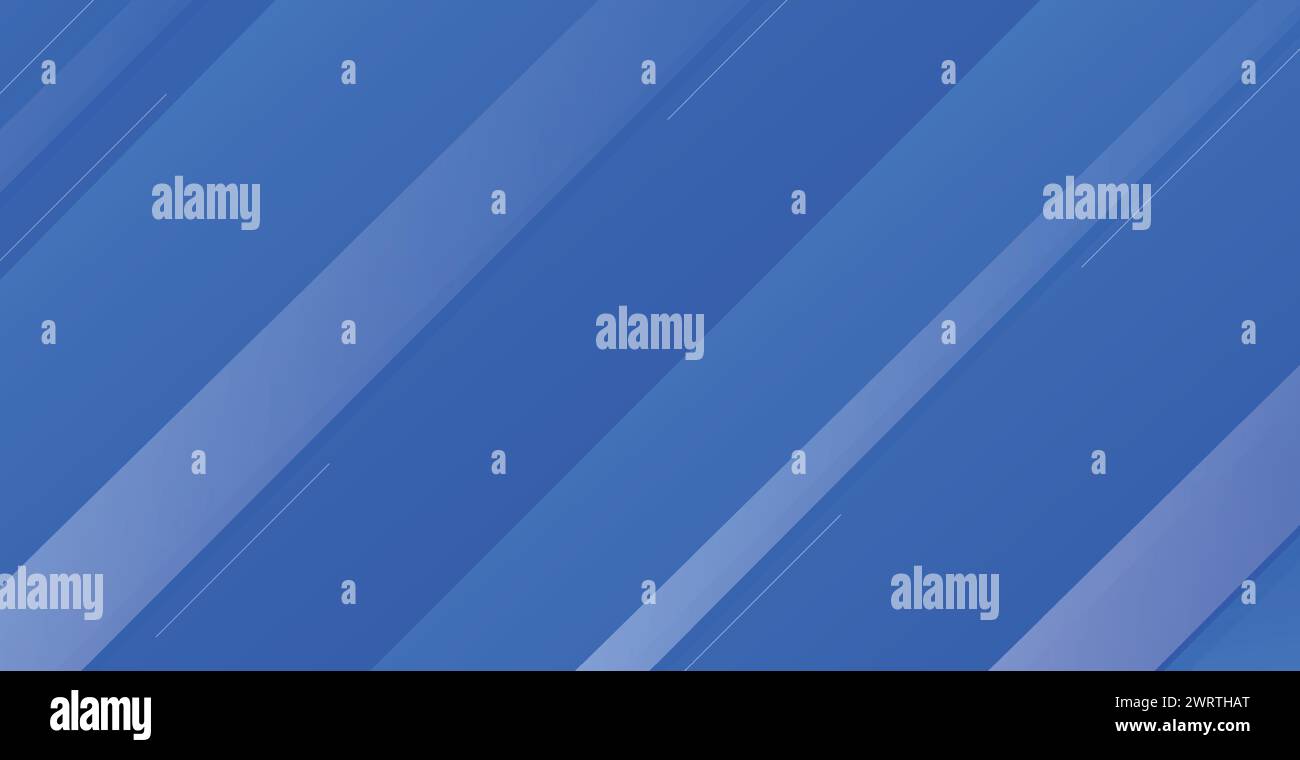 Abstract blue-blue background with lines. Technology panoramic web template - Vector illustration Stock Vector
