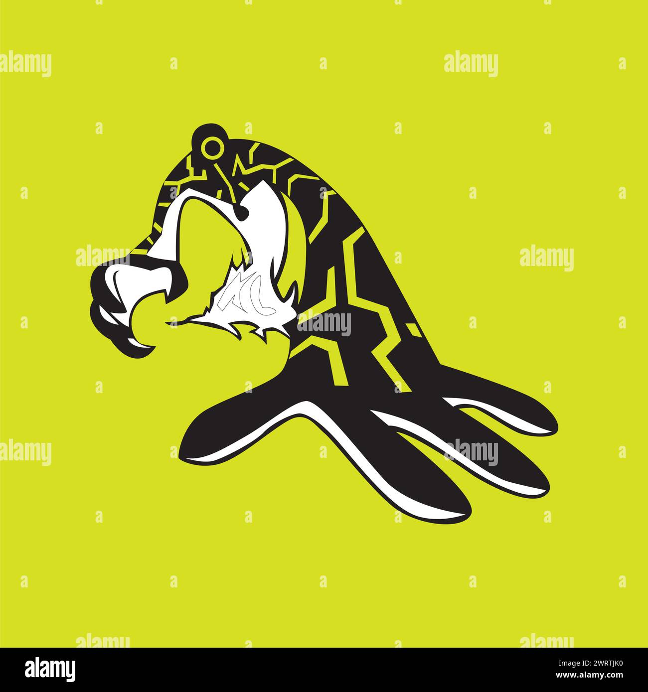 ben 10 character upgrade cartoon vector illustration fun art Stock