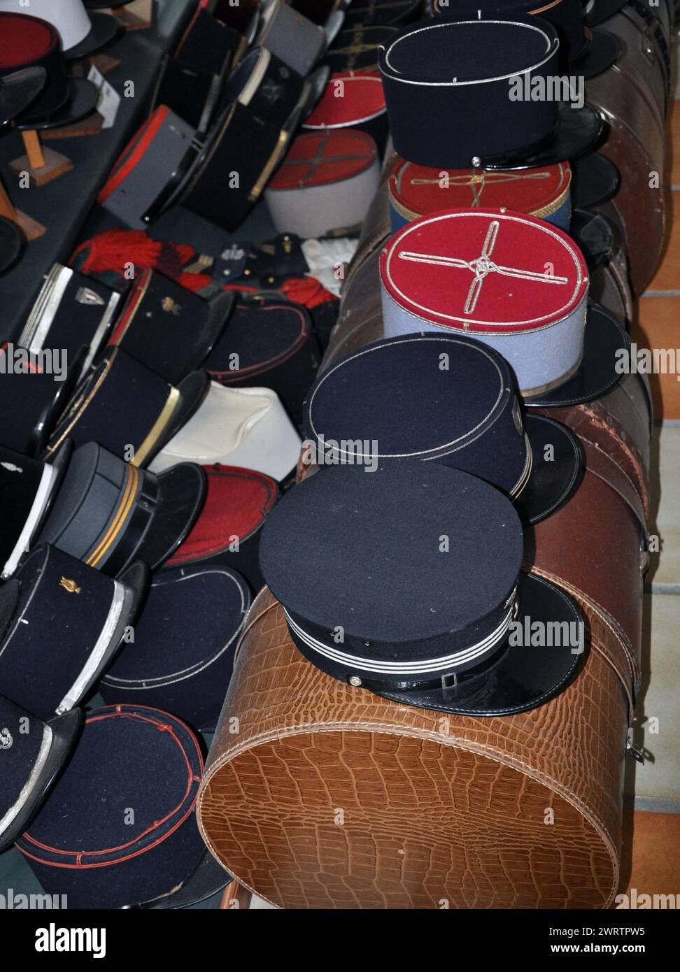 Police hats hi-res stock photography and images - Alamy