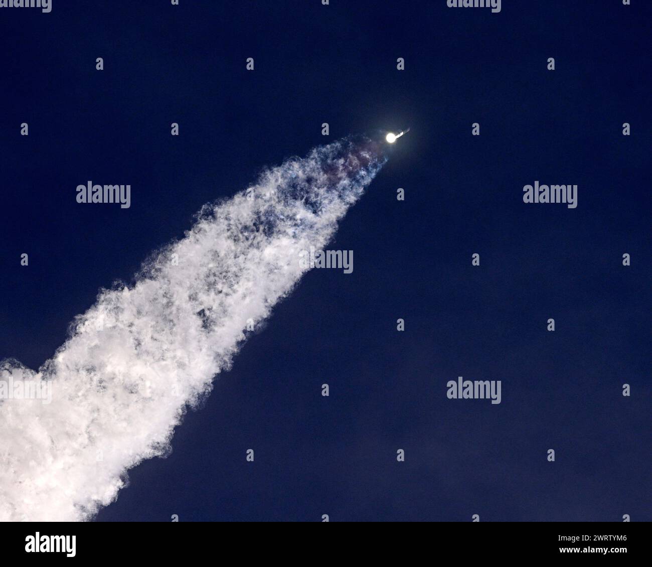 Boca Chica United States 14th Mar 2024 SpaceX Launches Its Third boca-chica-united-states-14th-mar-2024-spacex-launches-its-third