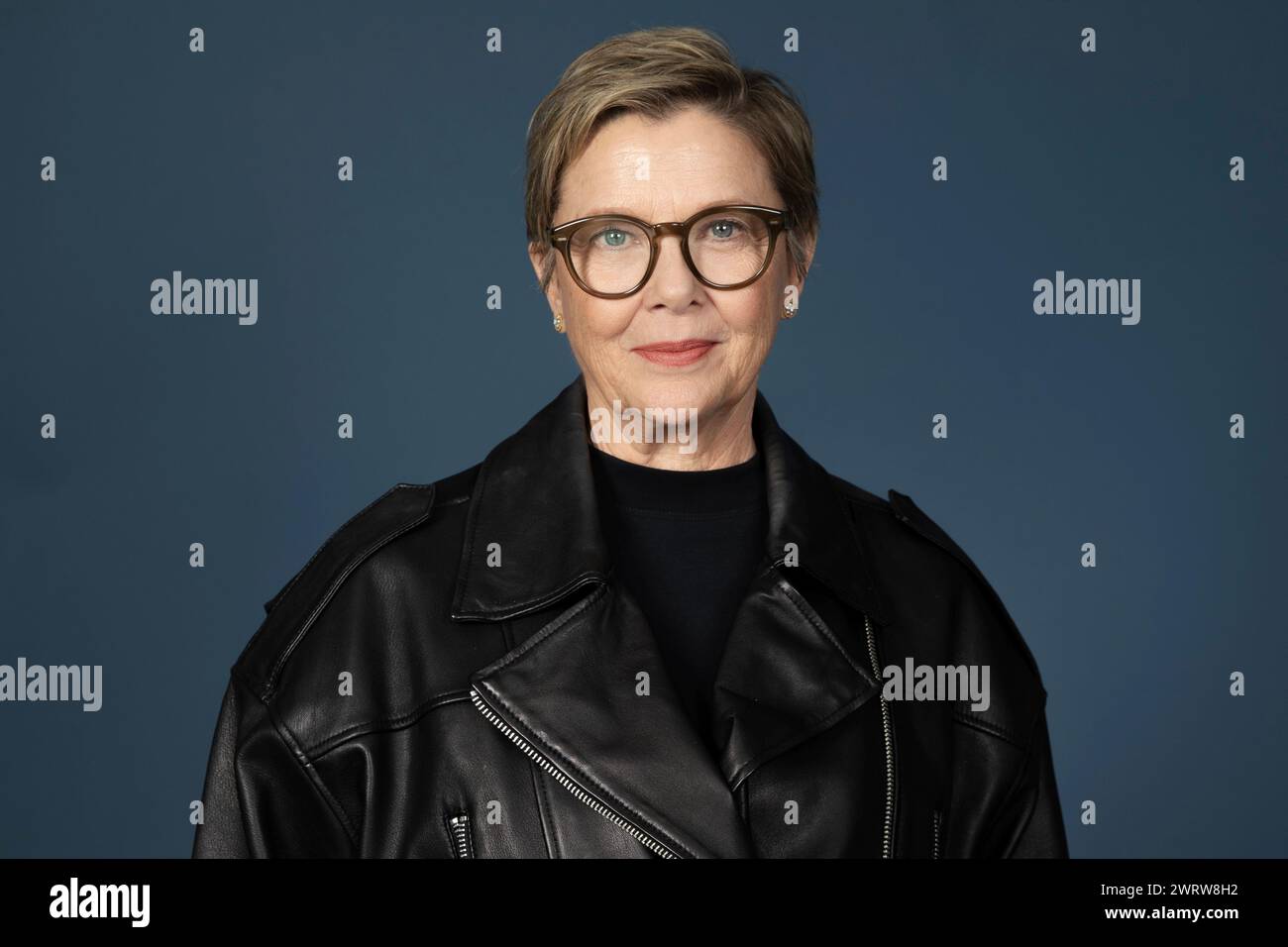 Bening poses for a portrait to promote "Apples Never Fall" on