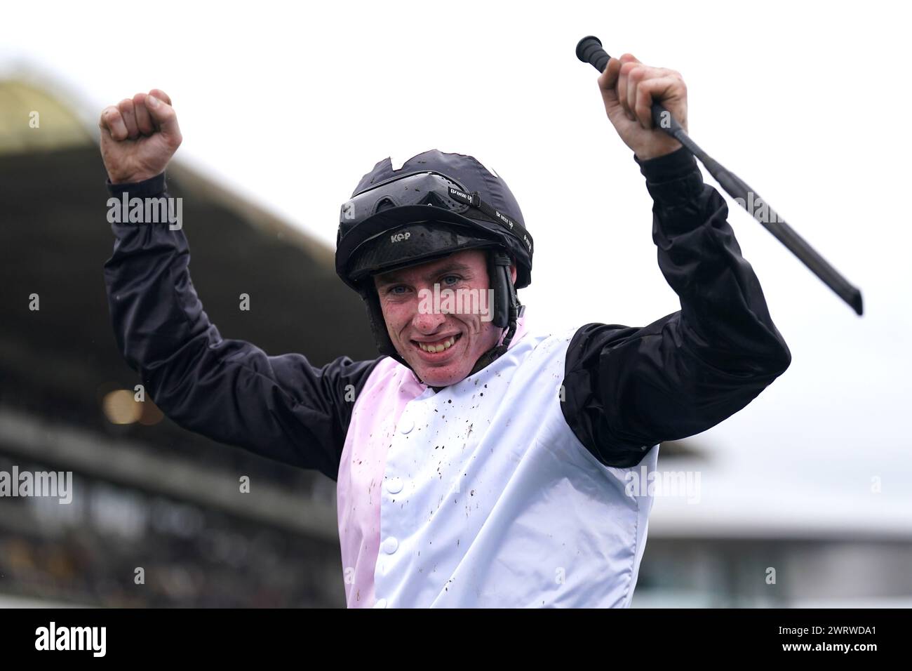 Jack Kennedy aboard Teahupoo after winning winning the Paddy Power