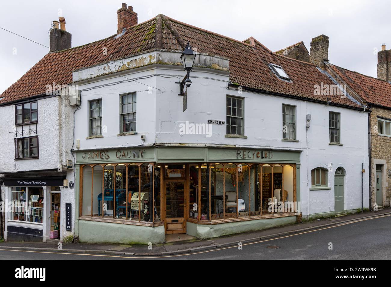 James Gaunt Interiors - Interior designer, Church Street, Frome, Somerset, England, UK Stock Photo