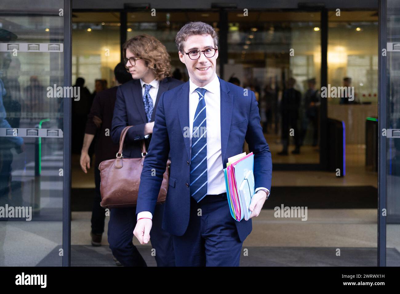 Paris, France. 14th Mar, 2024. Renaissance Deputy Quentin Bataillon ...