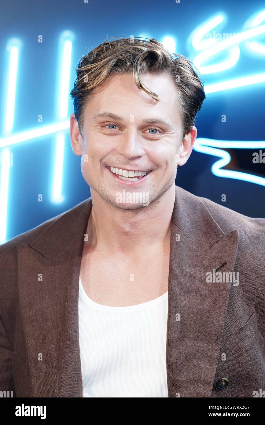 Billy Magnussen attends a screening for Road House, at the Curzon ...