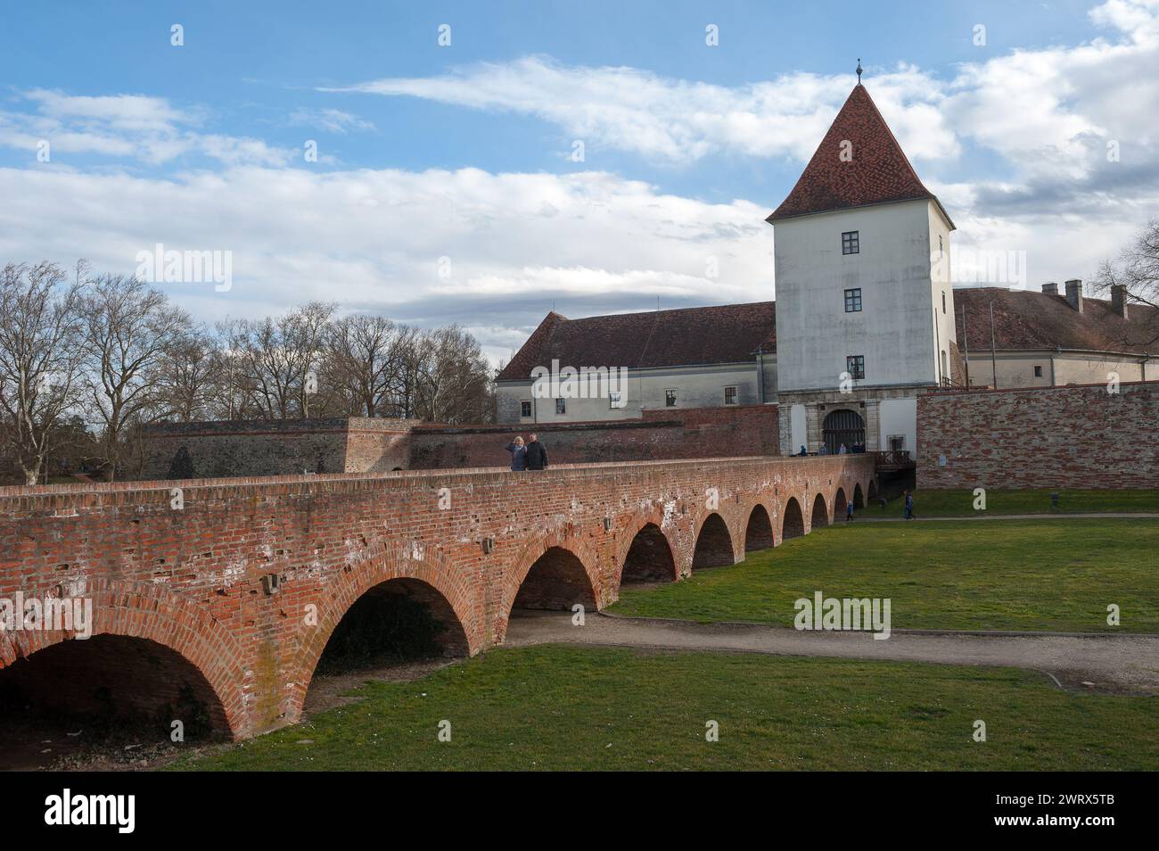Nádasdy Castle in Sárvár, Vas County, Western Transdanubia Region, Hungary Stock Photo