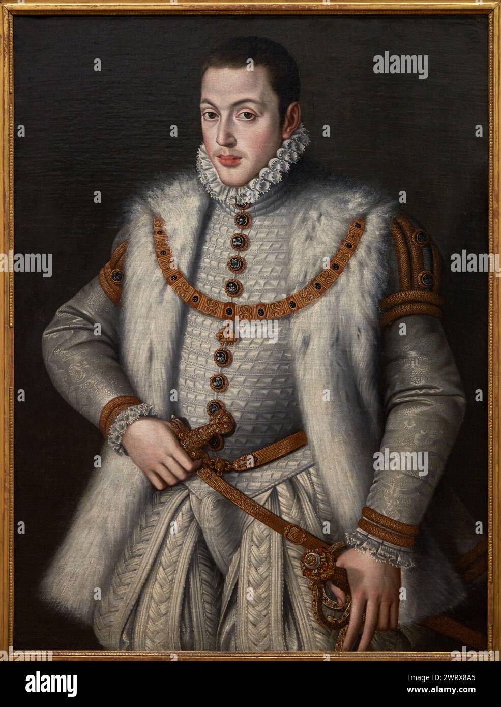 Alonso Sánchez Coello, (Benifairó de les Valls, Valencia, 1531/1532 - Madrid, 1588), Prince Charles, c. 1567, Fine Arts Museum, Museo Bellas Artes, Ov Stock Photo
