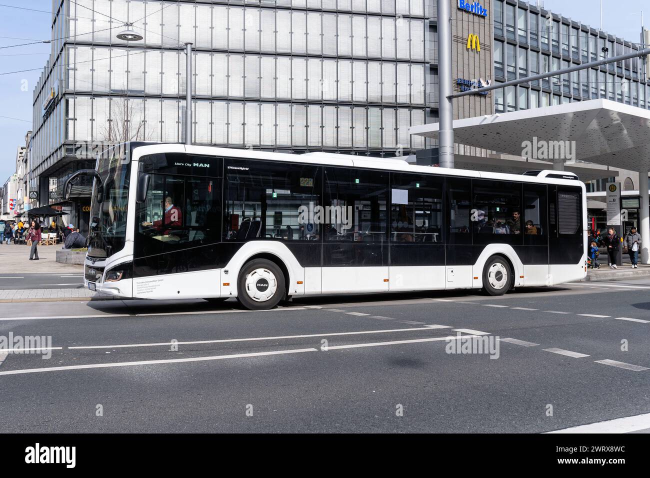 Transdev Ostwestfalen MAN Lion’s City bus Stock Photo