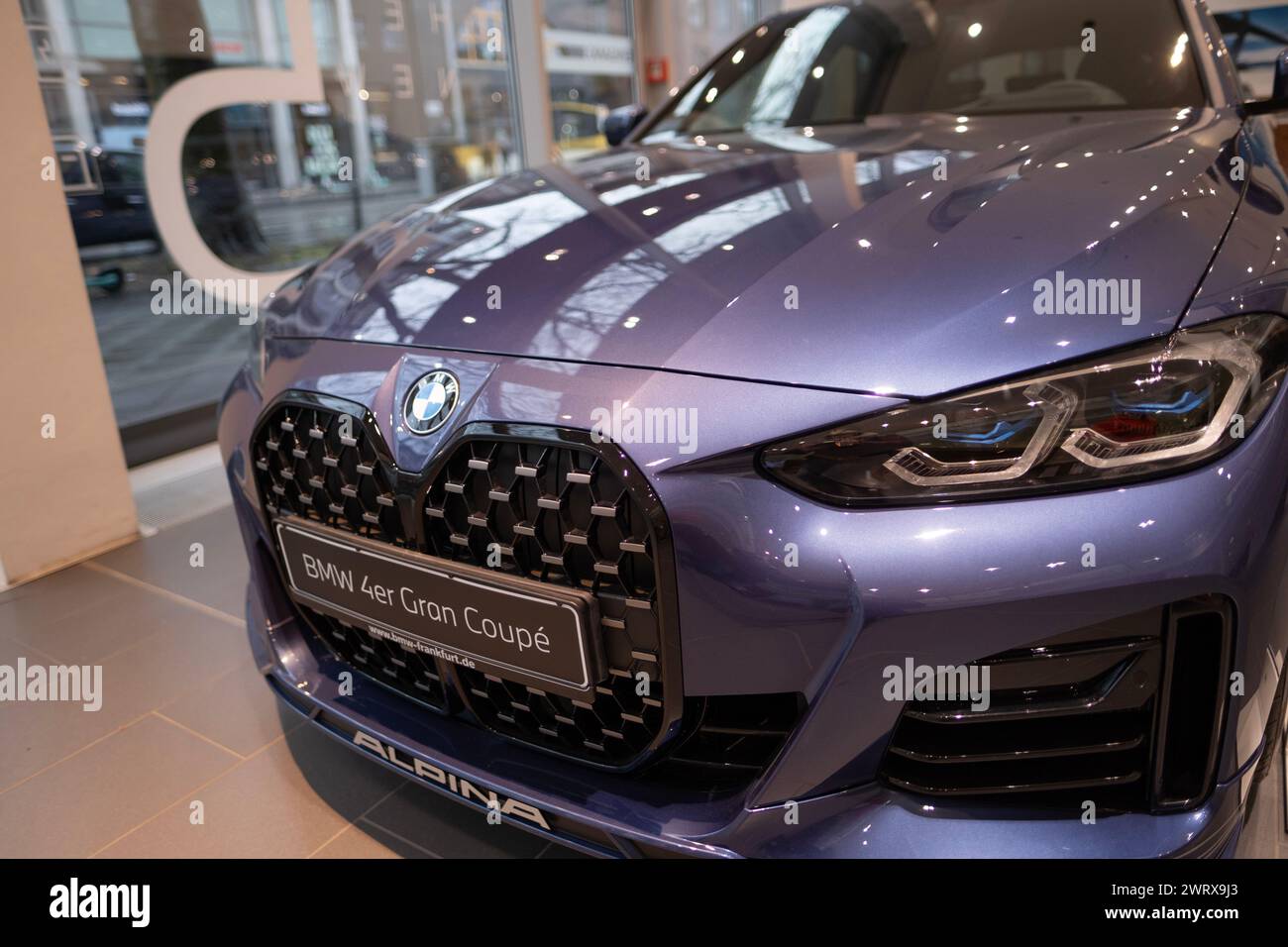 purple car Alpina BMW 4er Gran Coupe, German company brand Alpina ...
