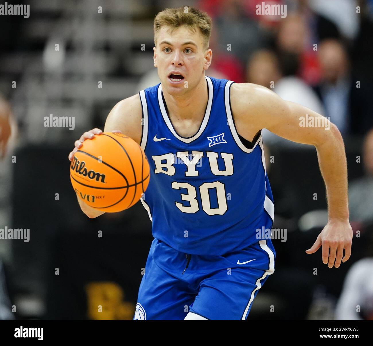 Kansas City, United States. 14th Mar, 2024. MAR 14 2024Brigham Young