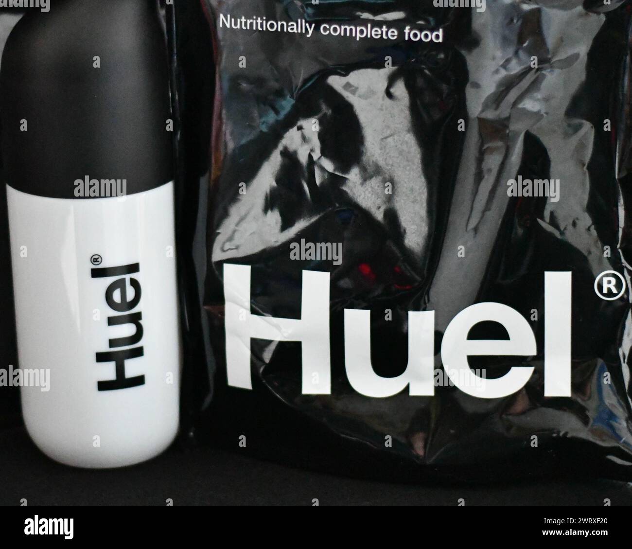 Huel meal replacement Stock Photo