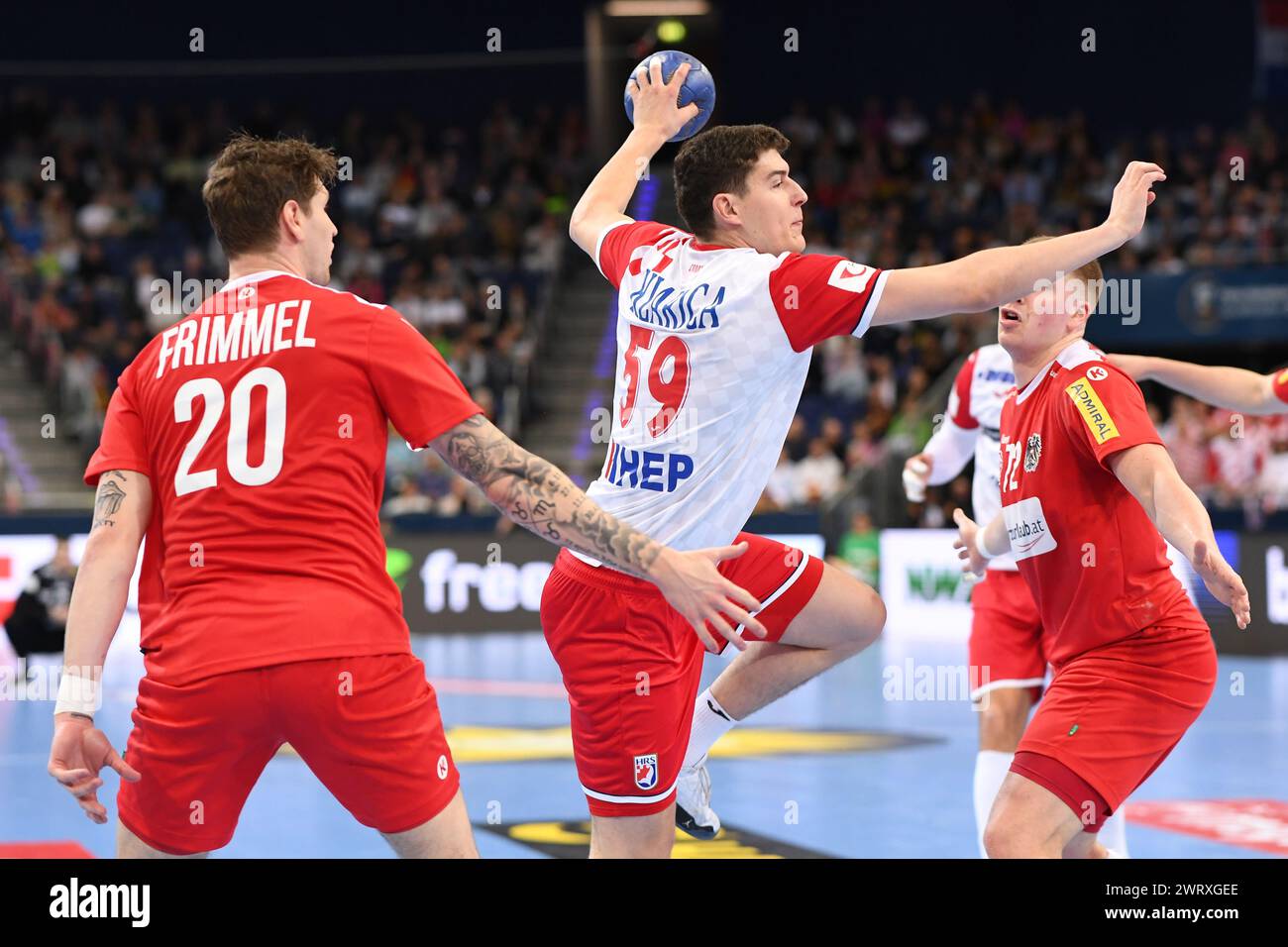 Hanover, Germany. 14th Mar, 2024. Handball Olympic Qualification Men