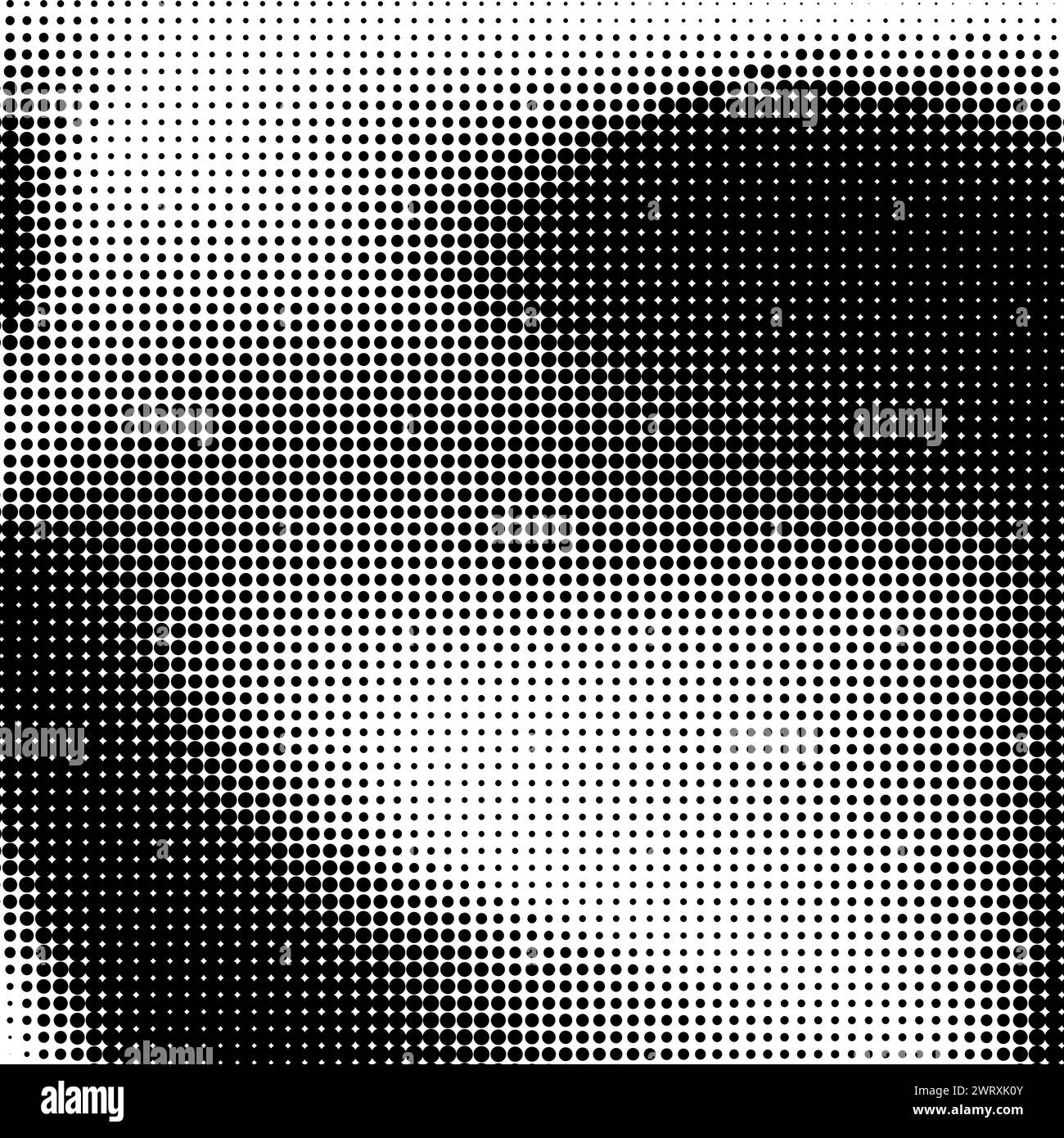 Halftone faded gradient texture. Grunge halftone background. Monochrome ...