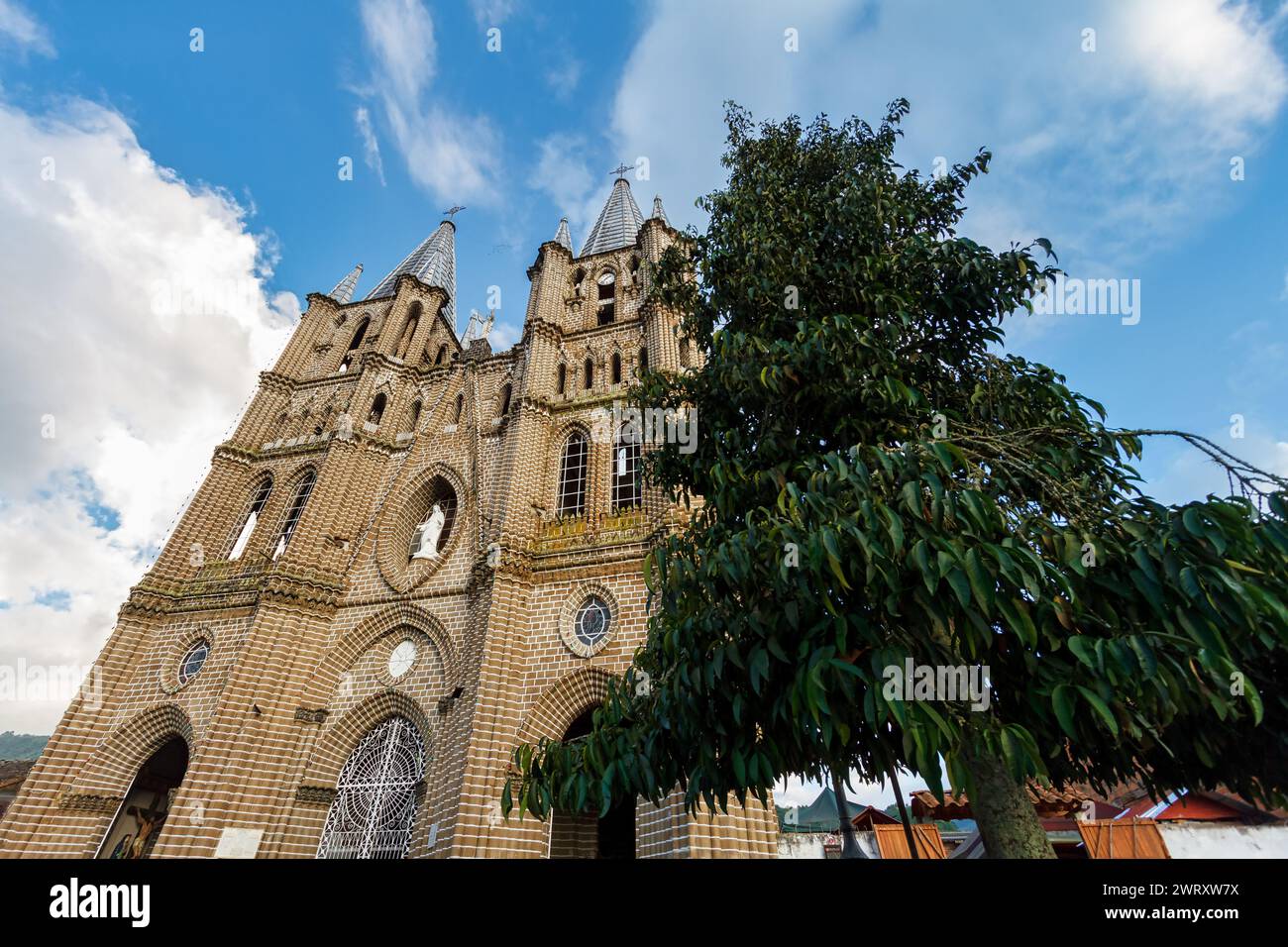Facade Of The Basilica Of The Immaculate Conception In Jardin Colombia Facade Of The Basilica Of The Immaculate Conception In Jardin Colombia