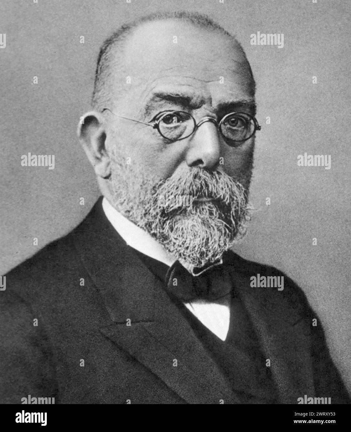 ROBERT KOCH (1843-1910) German physician and microbiologist Stock Photo
