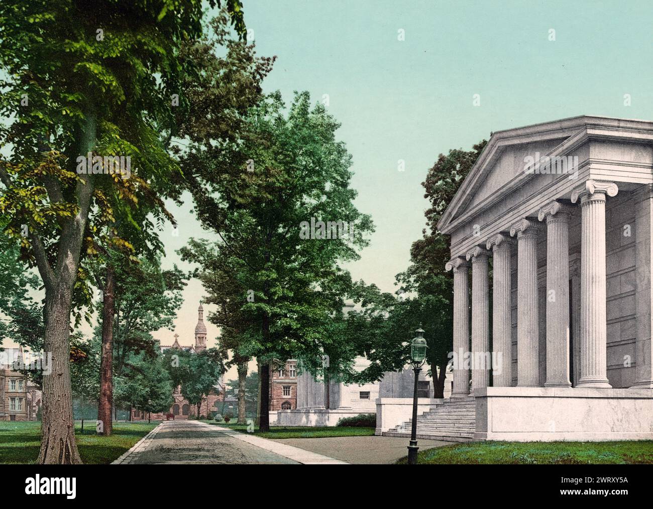 Whig and Clio Halls, Princeton University, Princeton, NJ 1903 Stock Photo