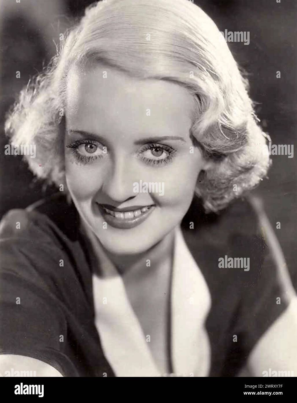 BETTE DAVIS (1908-1989) American film actress in 1933 Stock Photo