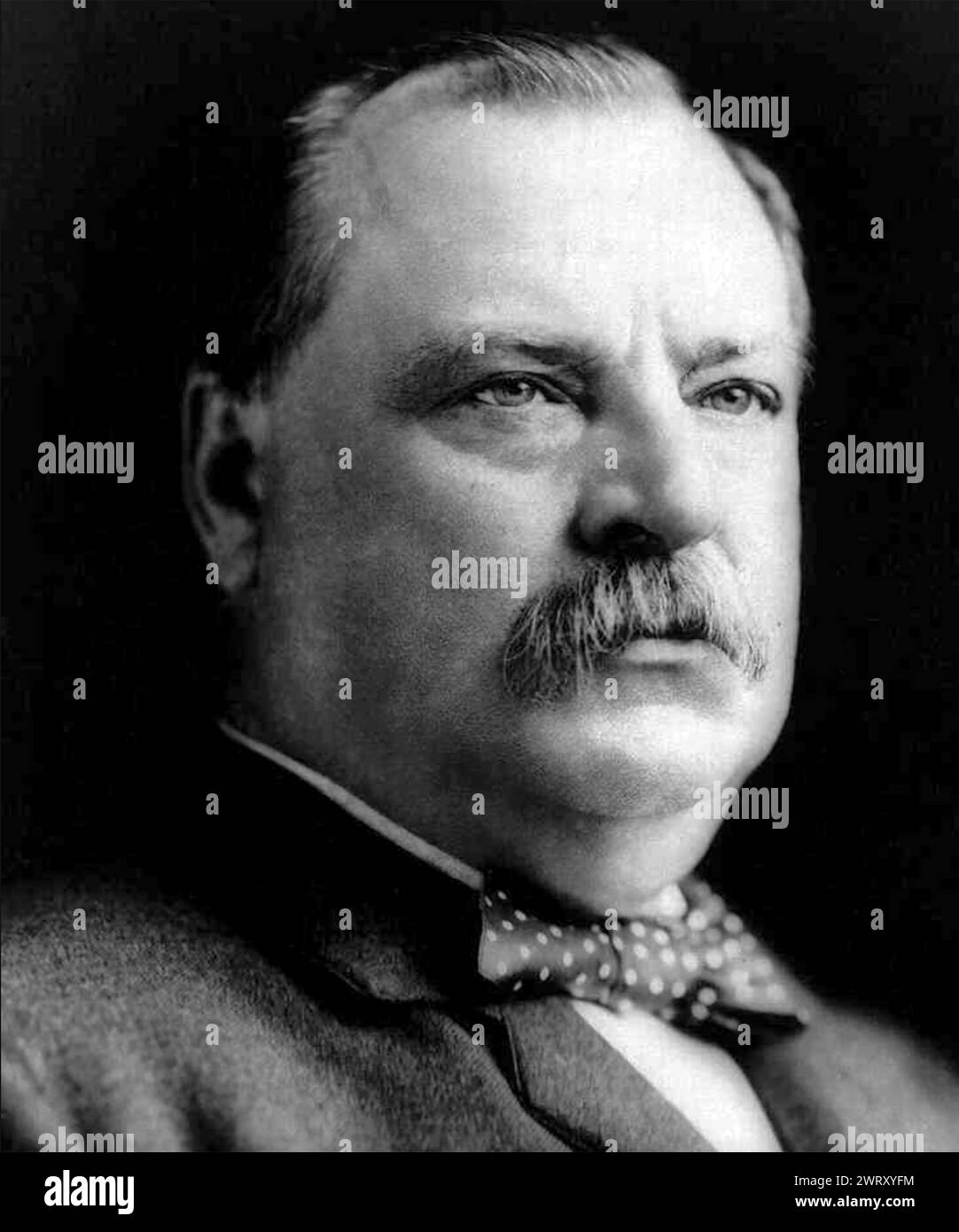 GROVER CLEVELAND (1837-1908)  22nd and 24th President of the United States Stock Photo