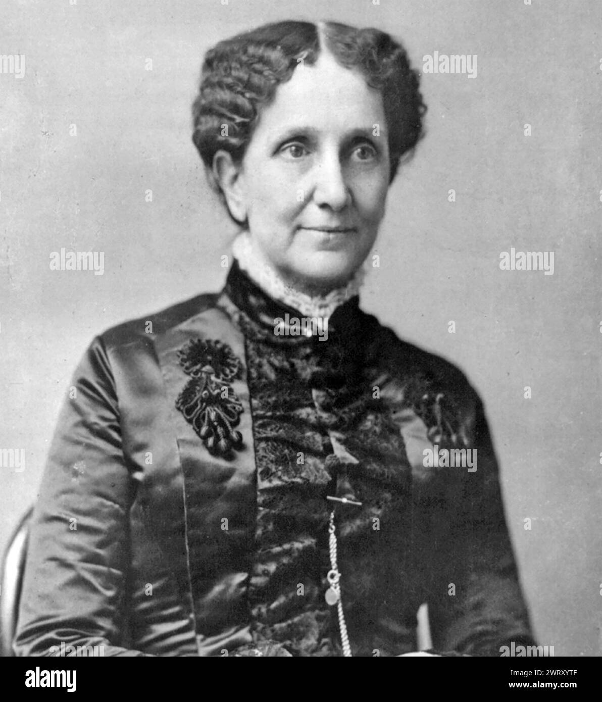 MARY BAKER EDDY (1821-1910) American founder of the Church of Christ, Scientist. Stock Photo