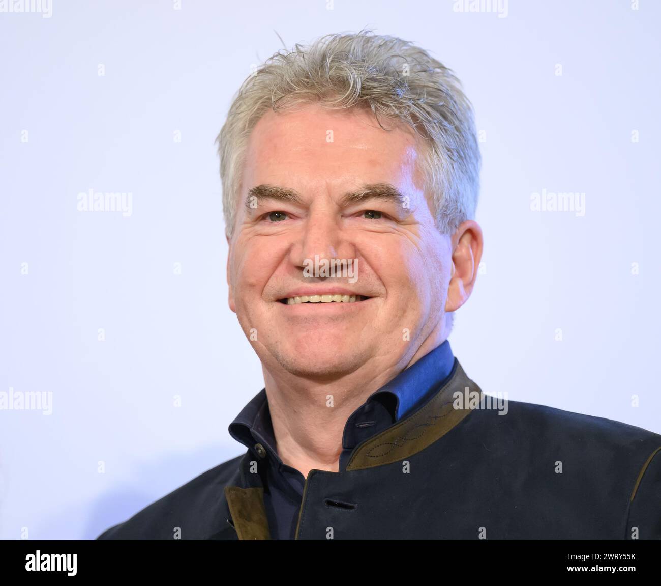 Dresden, Germany. 14th Mar, 2024. Wolfgang Rothe, Commercial Director of the Semperoper, stands in the Rundfoyer of the Opera House before the start of the press conference on the 2024/2025 season presentation. Credit: Robert Michael/dpa/Alamy Live News Stock Photo