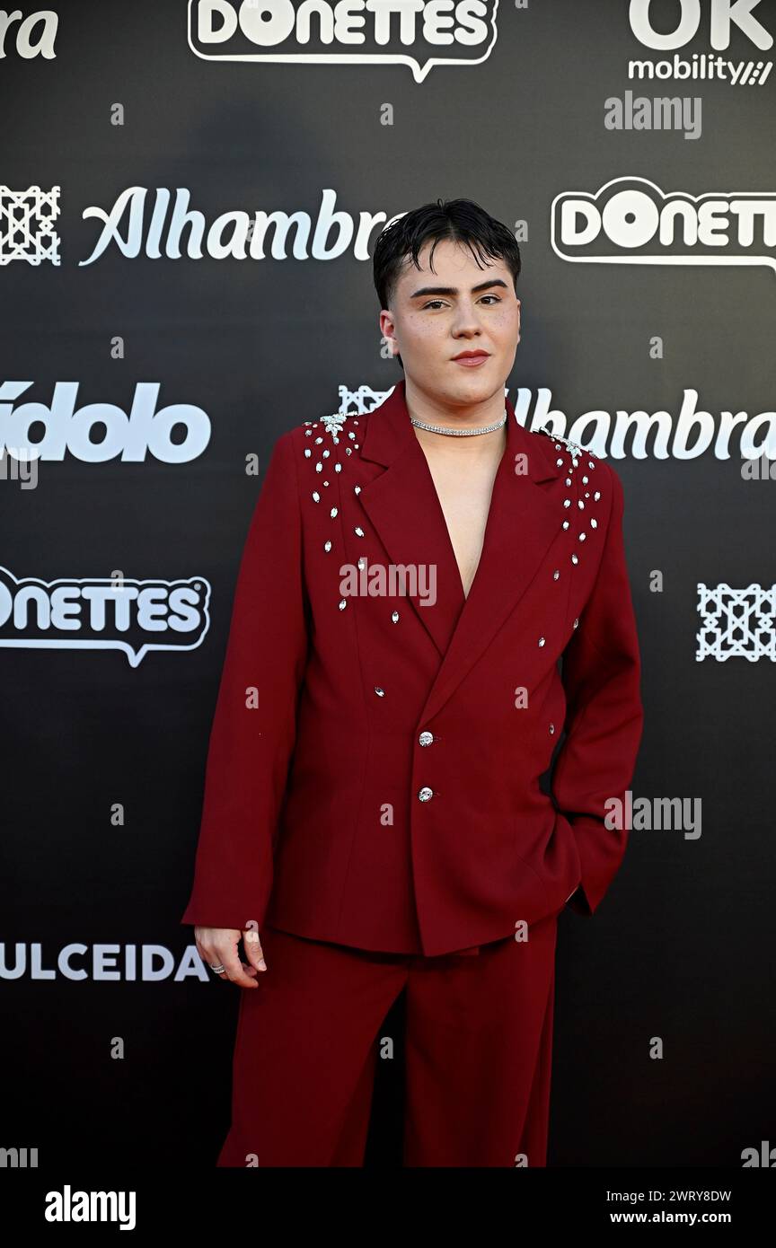 Oscar Font poses at the photocall of the 'Idol Awards 2024' at the