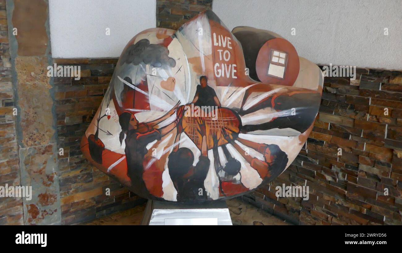 Las Vegas, Nevada, USA 7th March 2024 St. Judes Organ Donor Art Exhibit