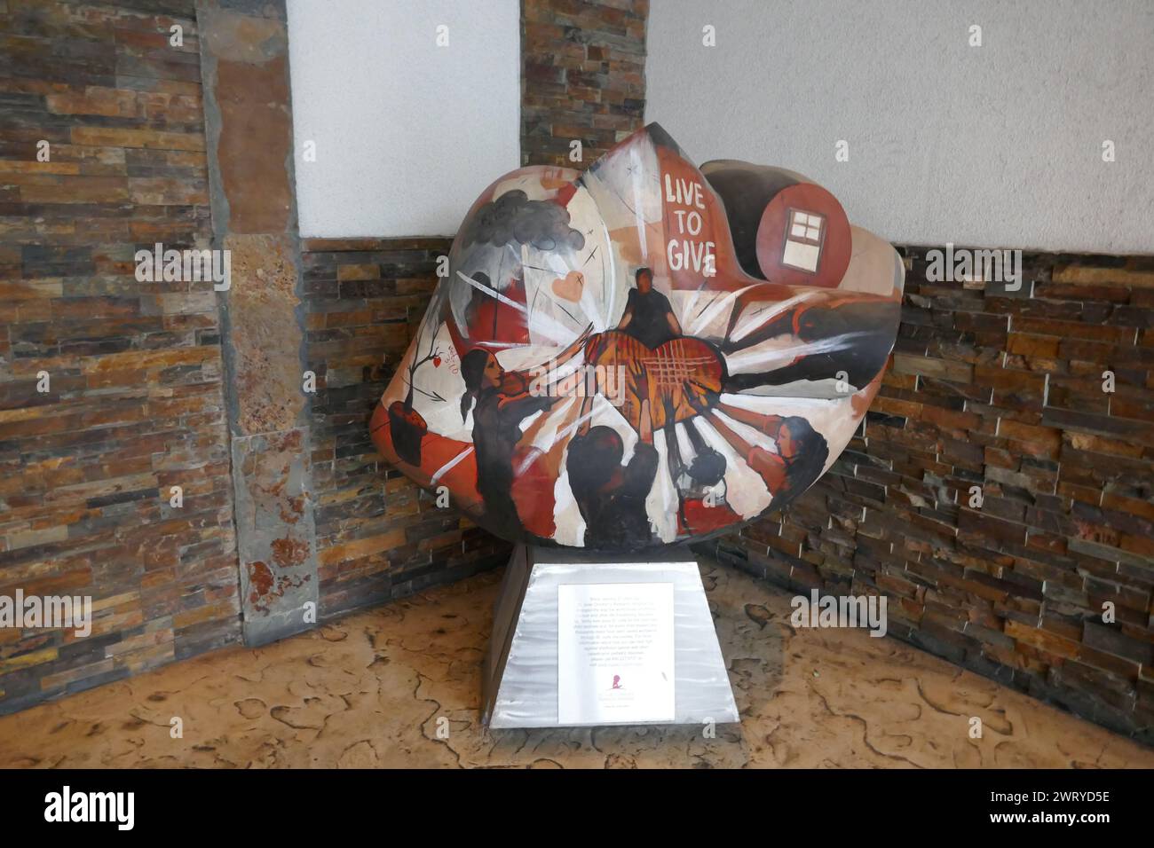 Las Vegas, Nevada, USA 7th March 2024 St. Judes Organ Donor Art Exhibit