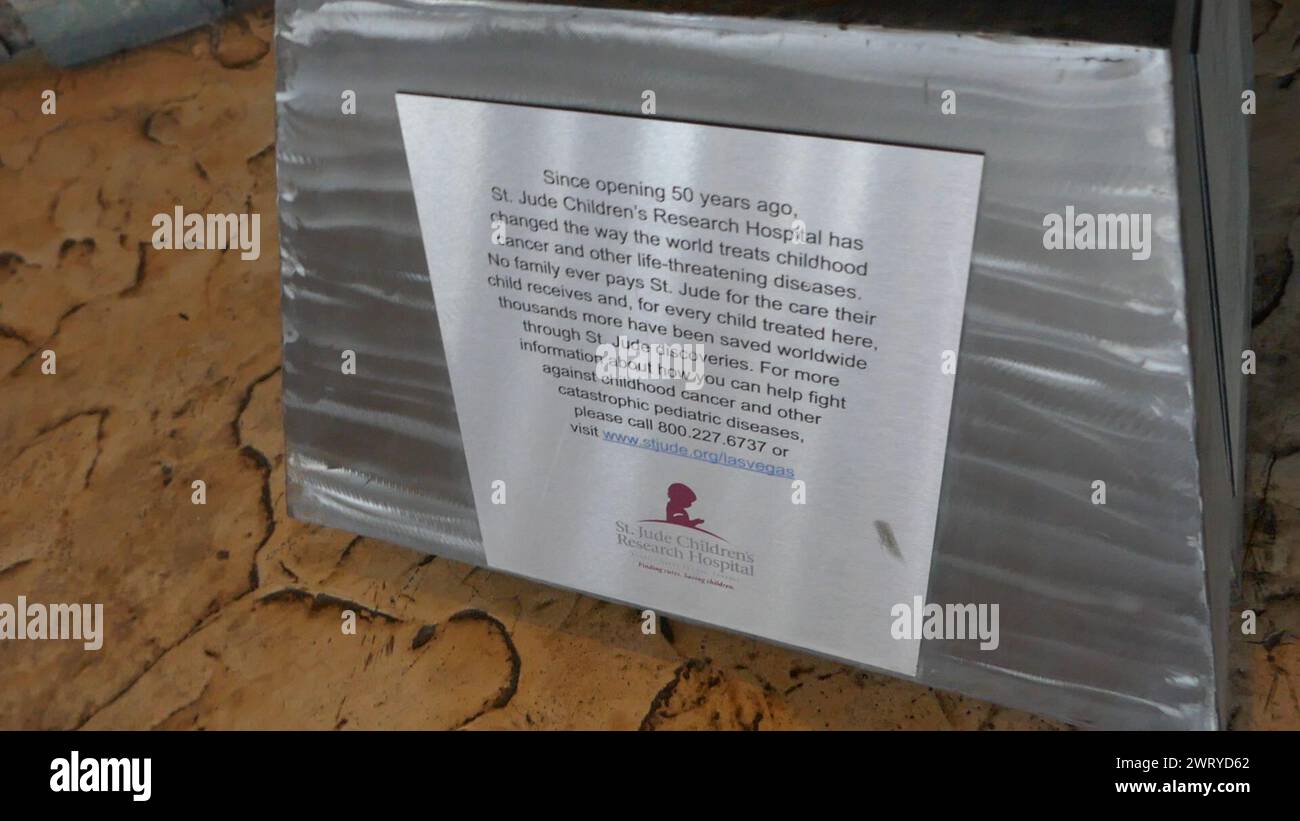 Las Vegas, Nevada, USA 7th March 2024 St. Judes Organ Donor Art Exhibit