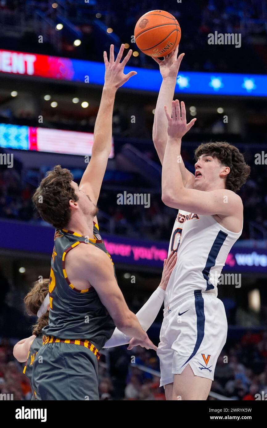 Virginia Forward Blake Buchanan (0) Shots Over Boston College Forward
