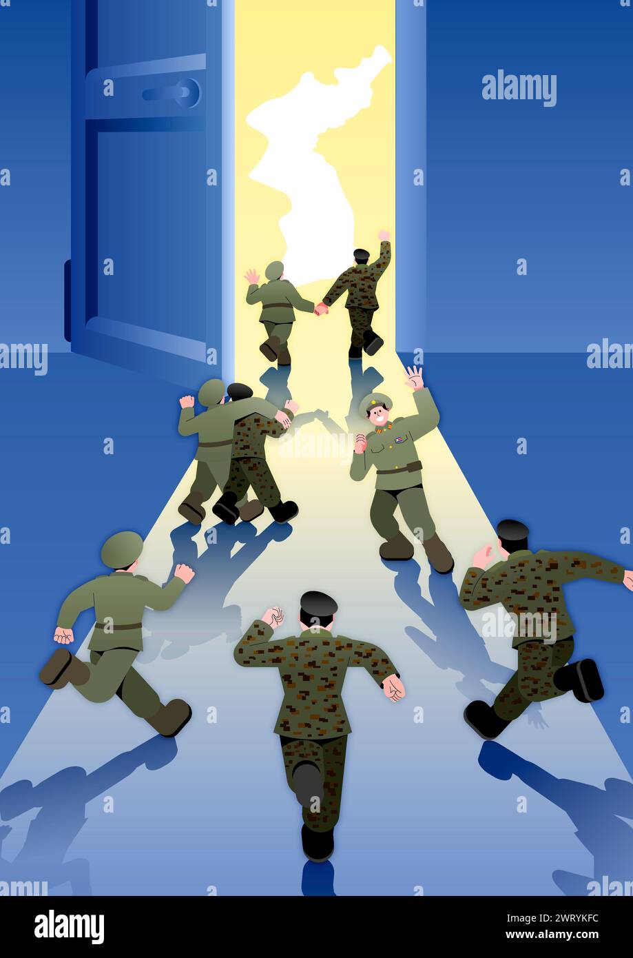 North korean soldier portrait hi-res stock photography and images - Alamy
