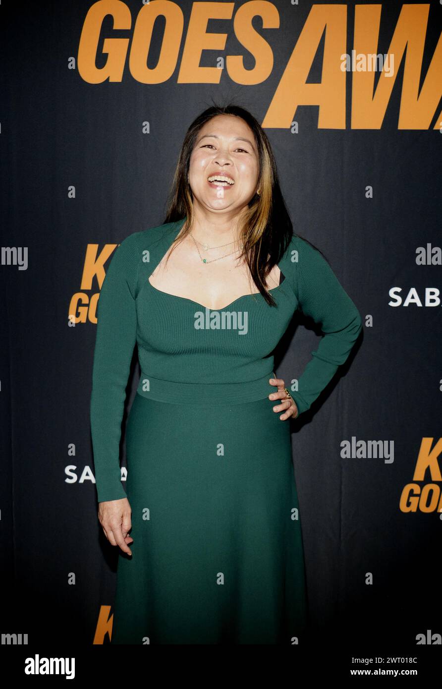 Suzy Nakamura at the Los Angeles premiere of 'Knox Goes Away' held at the Academy Museum of Motion Pictures in Los Angeles, USA on March 14, 2024. Stock Photo