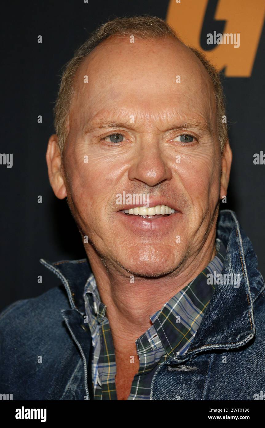 Michael Keaton at the Los Angeles premiere of 'Knox Goes Away' held at the Academy Museum of Motion Pictures in Los Angeles, USA on March 14, 2024. Stock Photo
