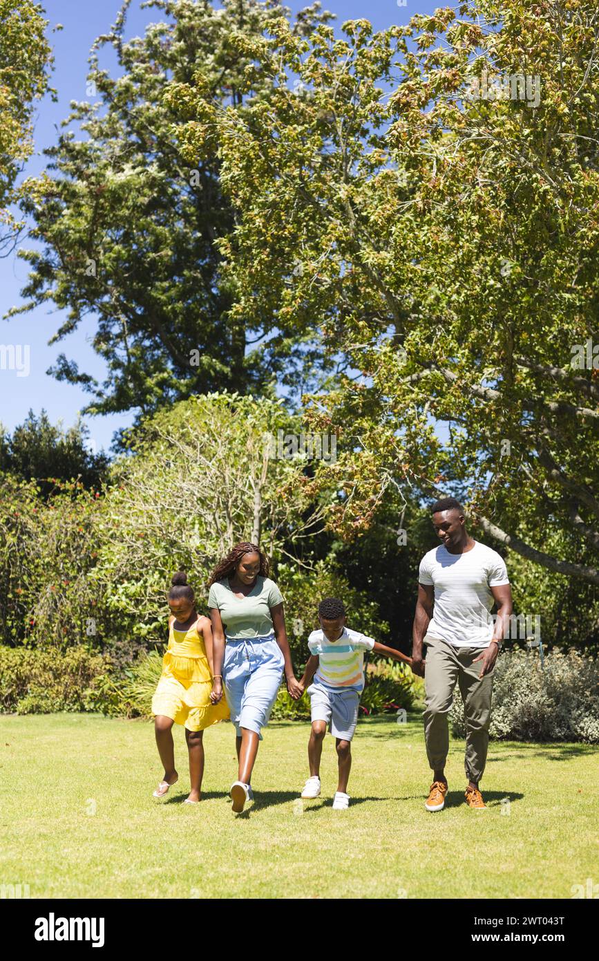 African american family walking in hi-res stock photography and images -  Alamy, image size:867x1390