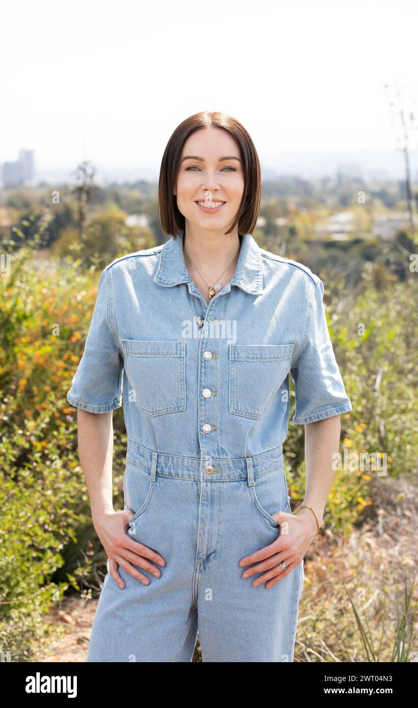 Eve Lewis Prieto of Headspace in Los Angeles on April 6 2023 Stock