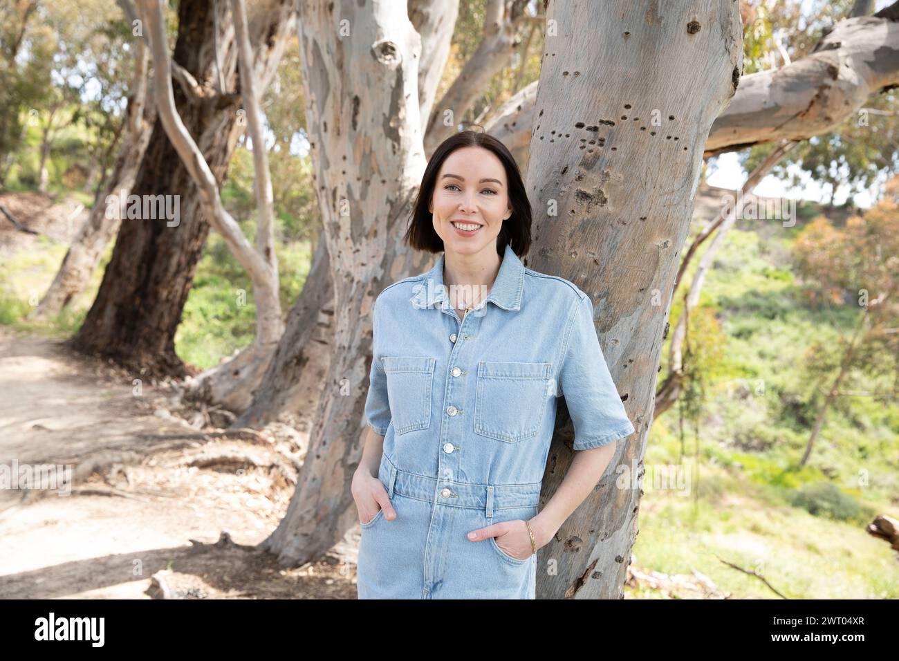 Eve Lewis Prieto of Headspace in Los Angeles on April 6 2023 Stock