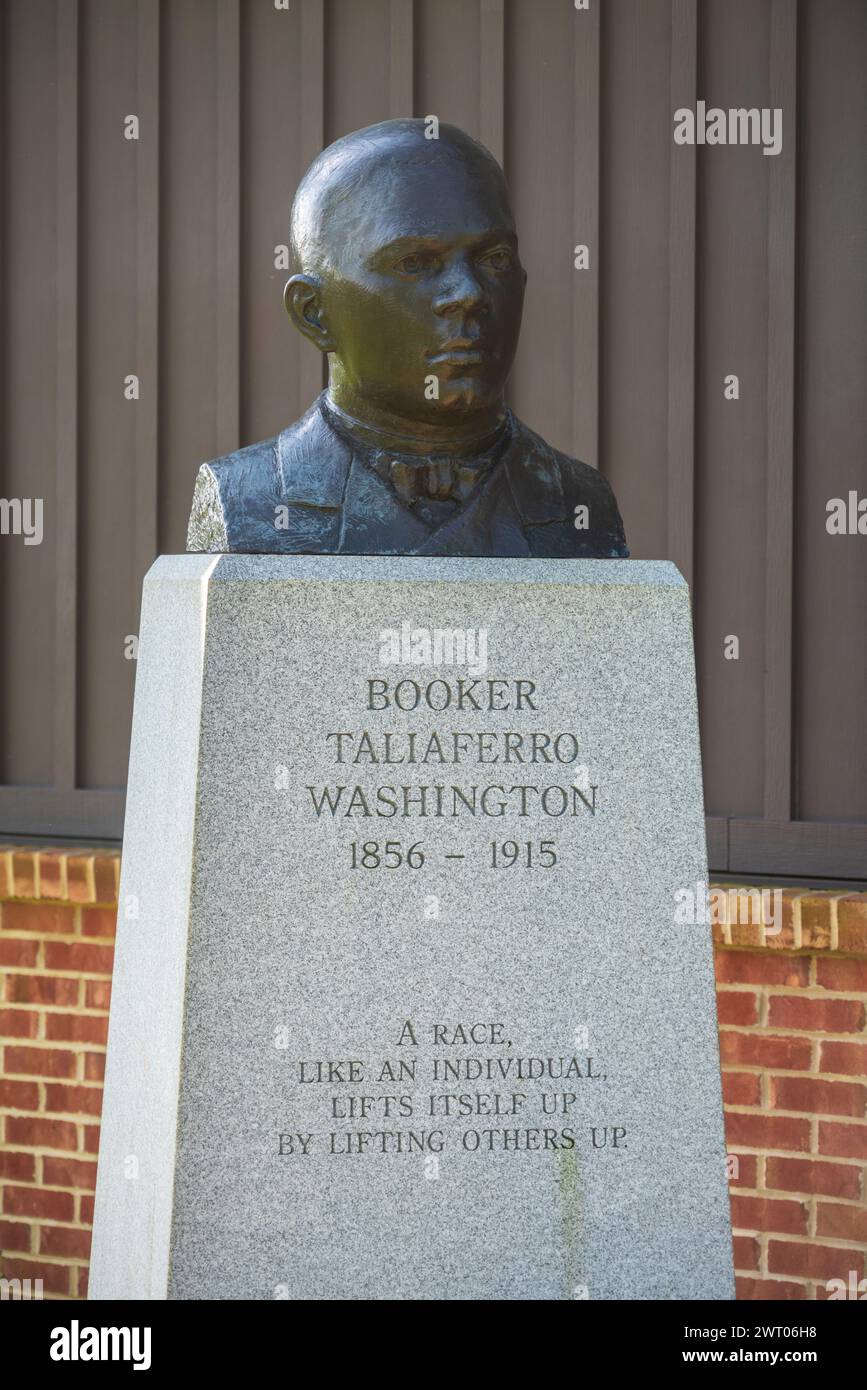 Booker T. Washington National Monument in Westlake Corner, Virginia, USA Stock Photo