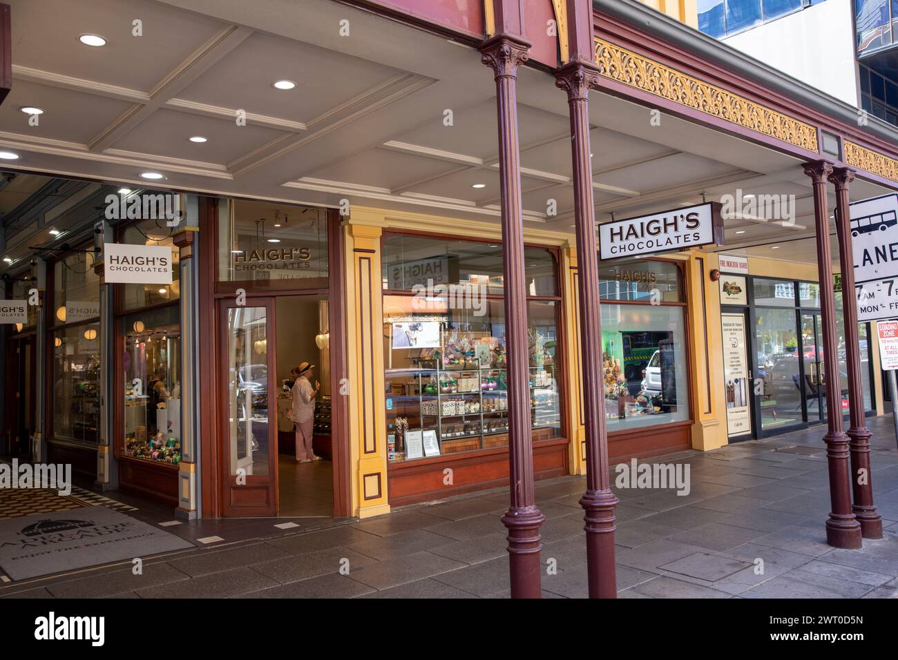 Adelaide Arcade, historic shopping arcade and Haigh