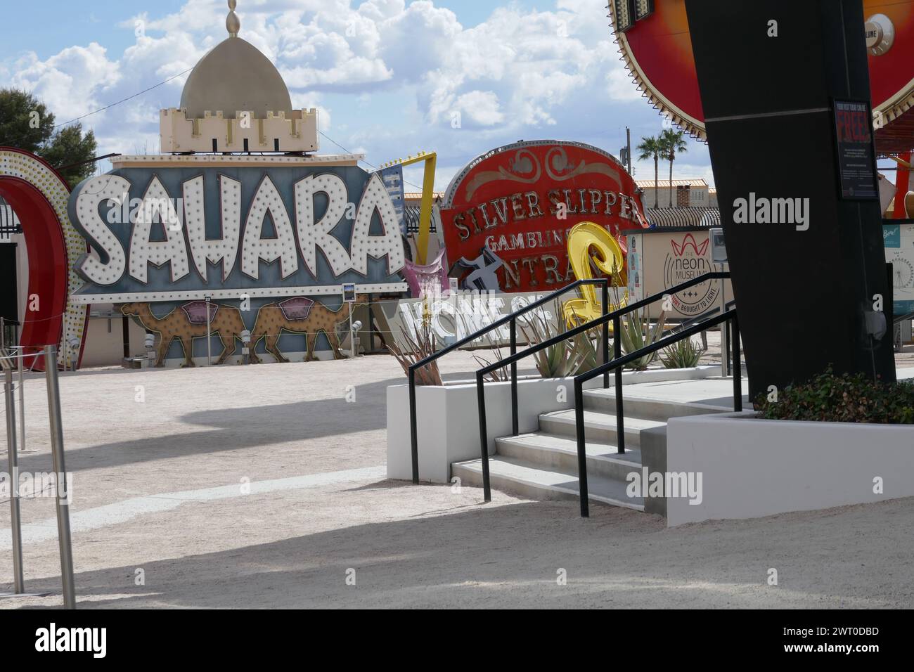 Las Vegas, Nevada, USA 7th March 2024 The Neon Boneyard Park on March 7
