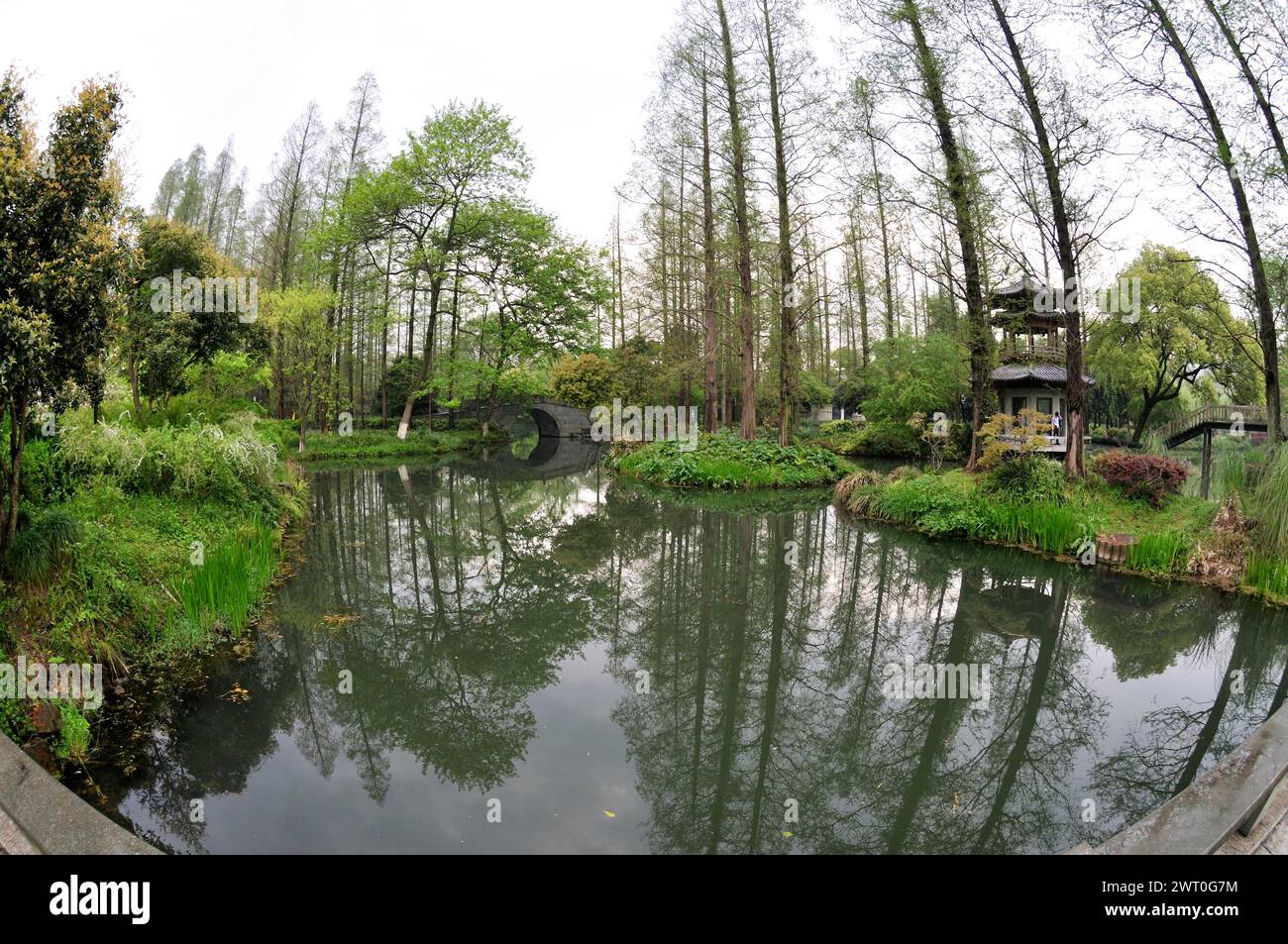 Xi Hu, Hanzhou west lake, Zhejiang, China Stock Photo