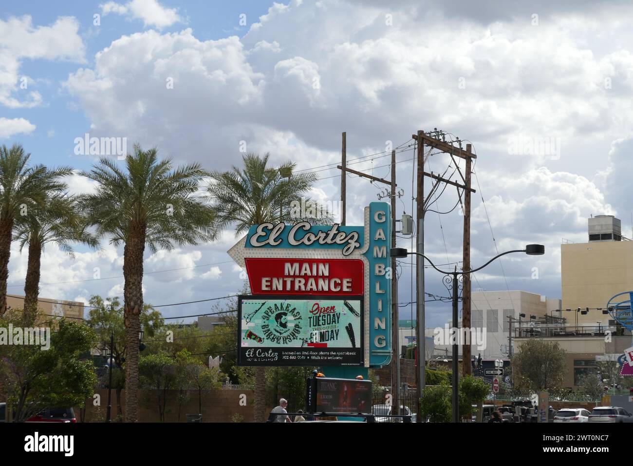 Las Vegas, Nevada, USA 7th March 2024 El Cortez Hotel & Casino in