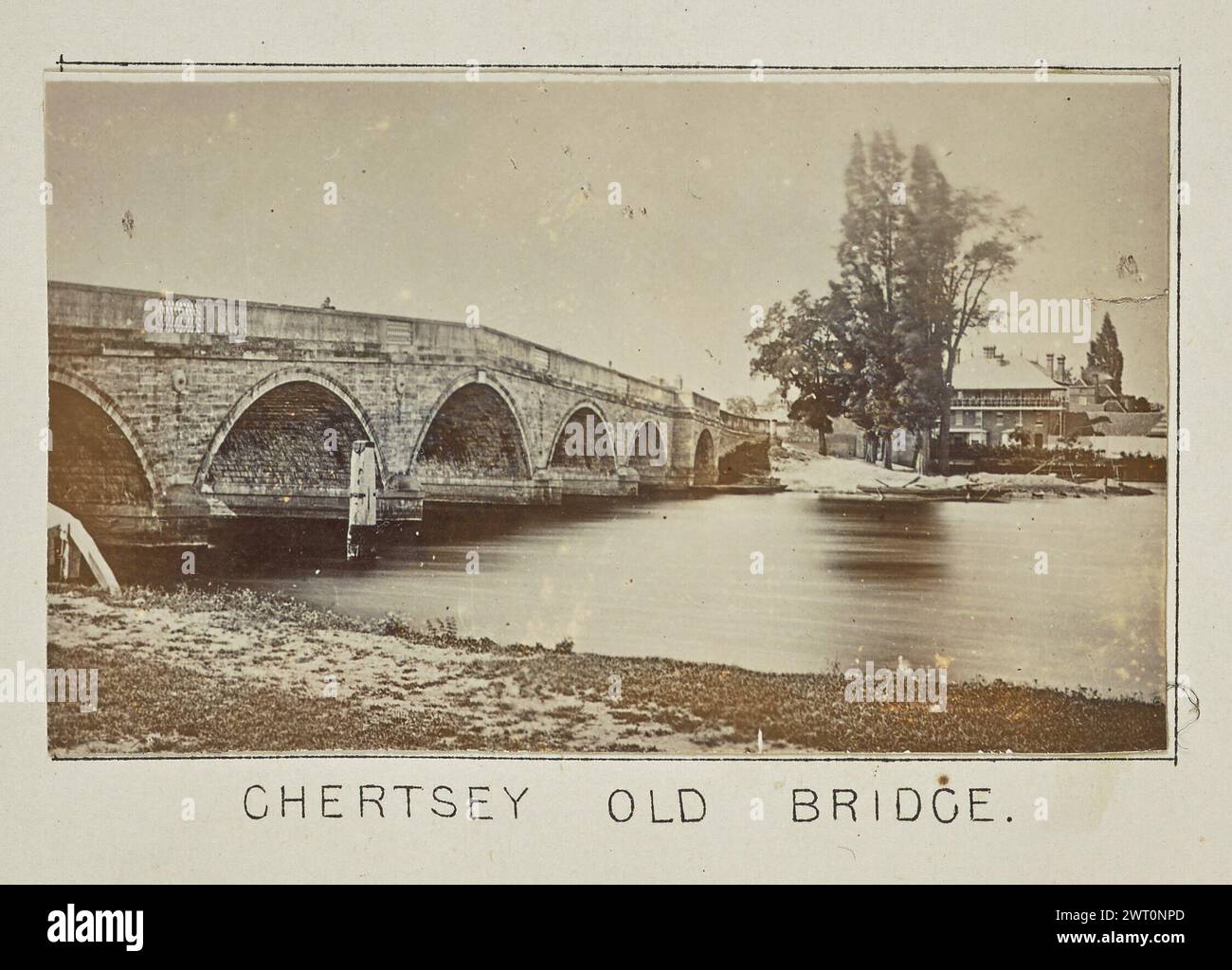 Chertsey Old Bridge. Henry W. Taunt, photographer (British, 1842 - 1922 ...