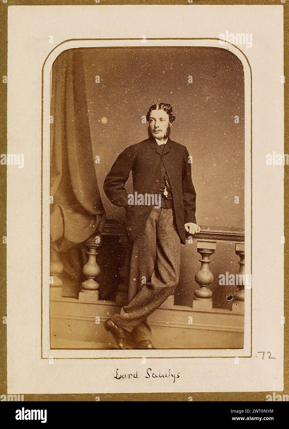 Primarily Davis Lord Sandys. Hyman Davis, photographer (British, 1823 - 1884) about ...