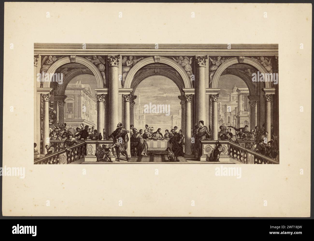 Convito in casa di Levi, Po Veronese, Accademia Venezia. Carlo Ponti ...