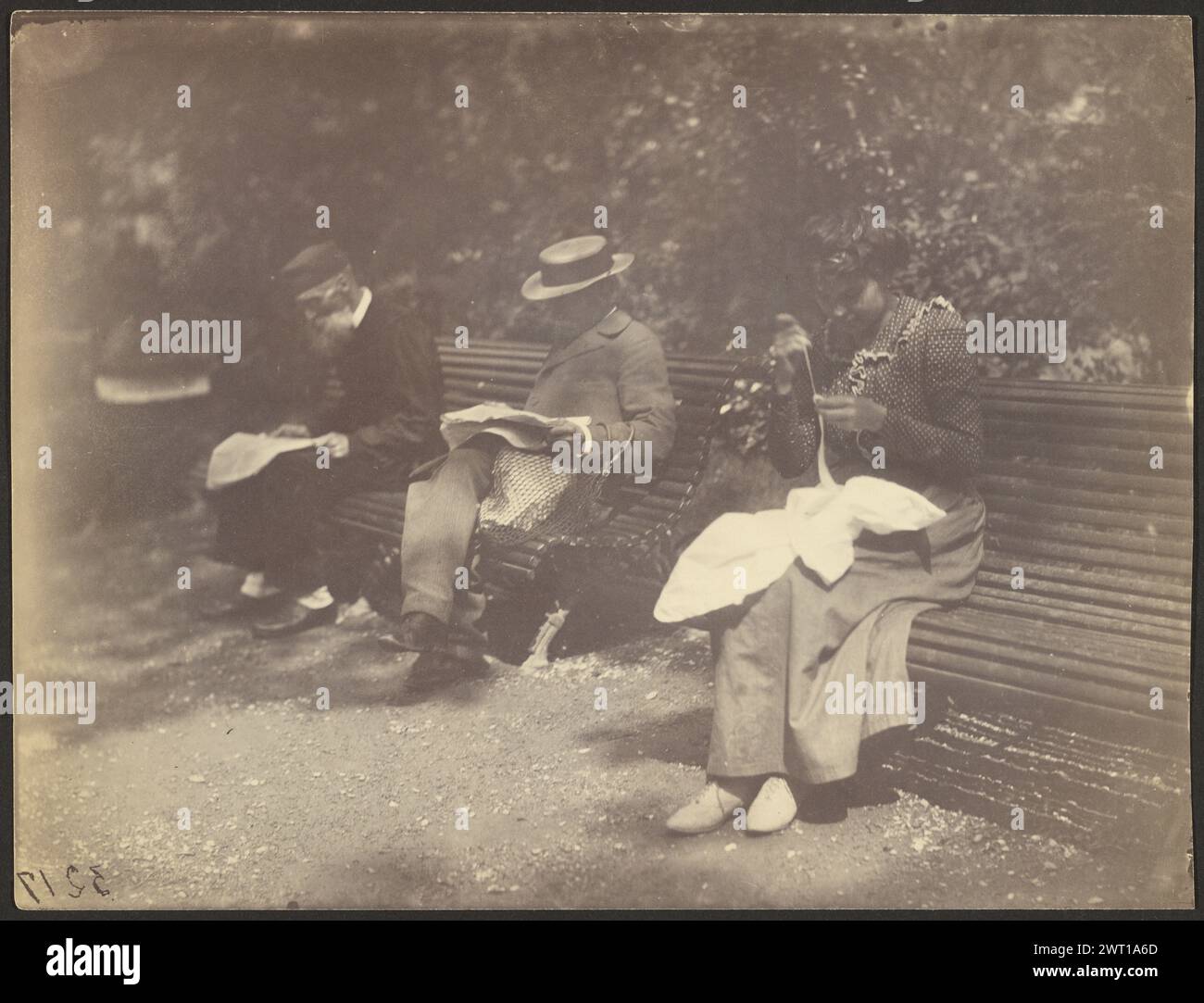 Tirage Photo Argentique Vintage Paris Rue St Lazare Circa 1900 - Format 8.5x11.5 Cm, Légendé Au Dos