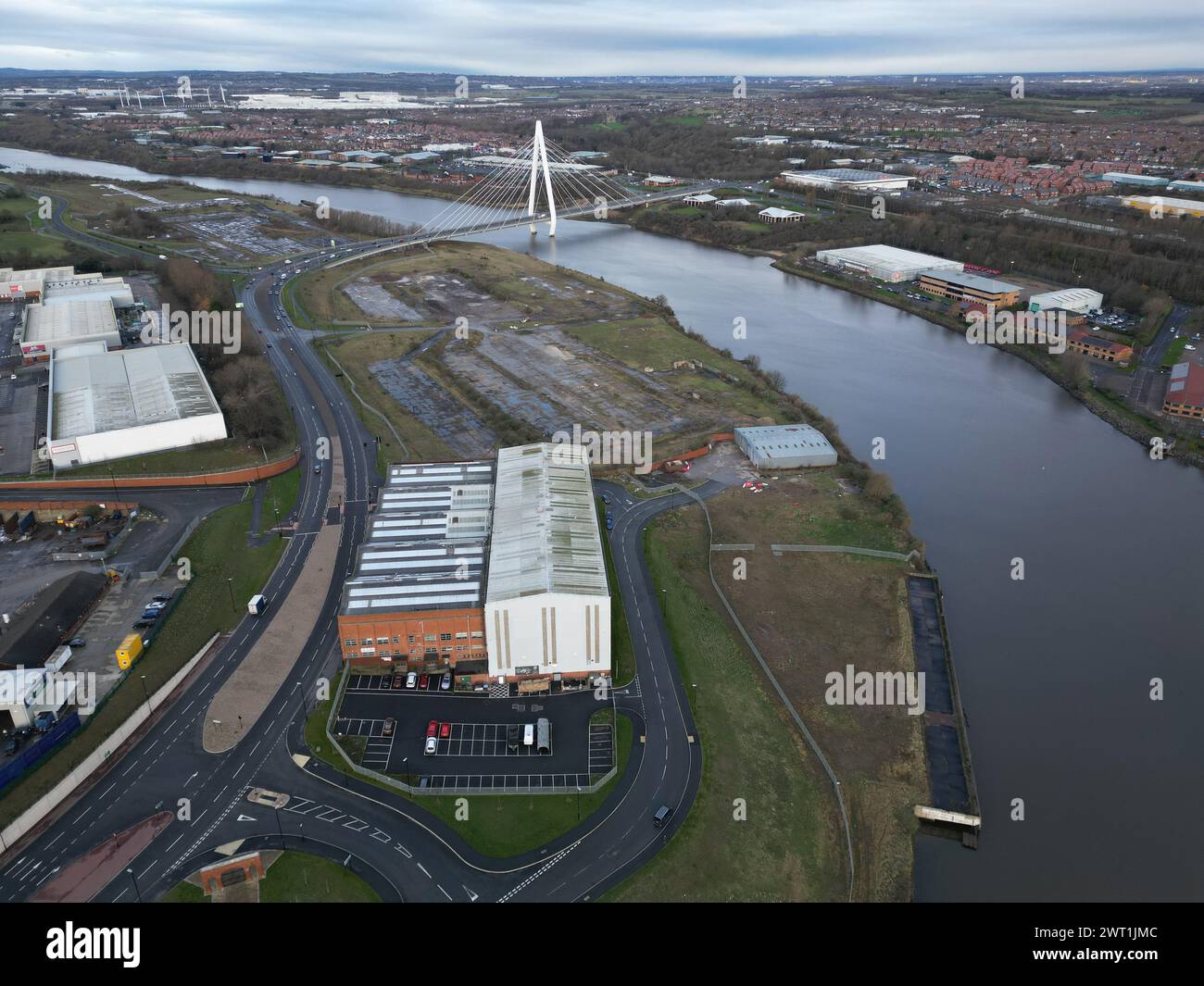 The proposed Crown Works Studios site in Sunderland. Picture date: Friday March 15, 2024. Stock Photo