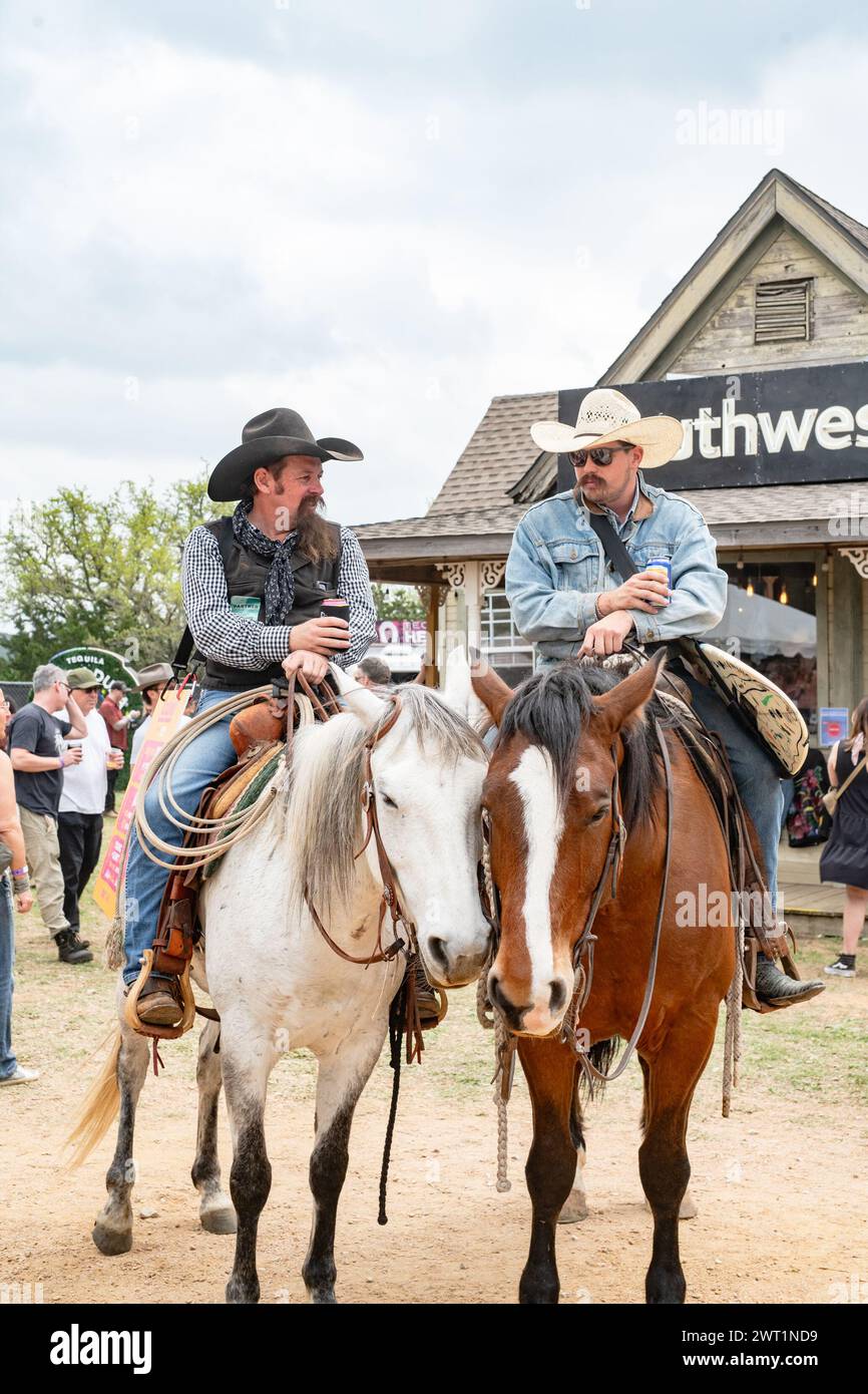 Spicewood, USA. 14th Mar, 2024. SPICEWOOD, TEXAS MARCH 14 Attendees Luck Reunion at Luck