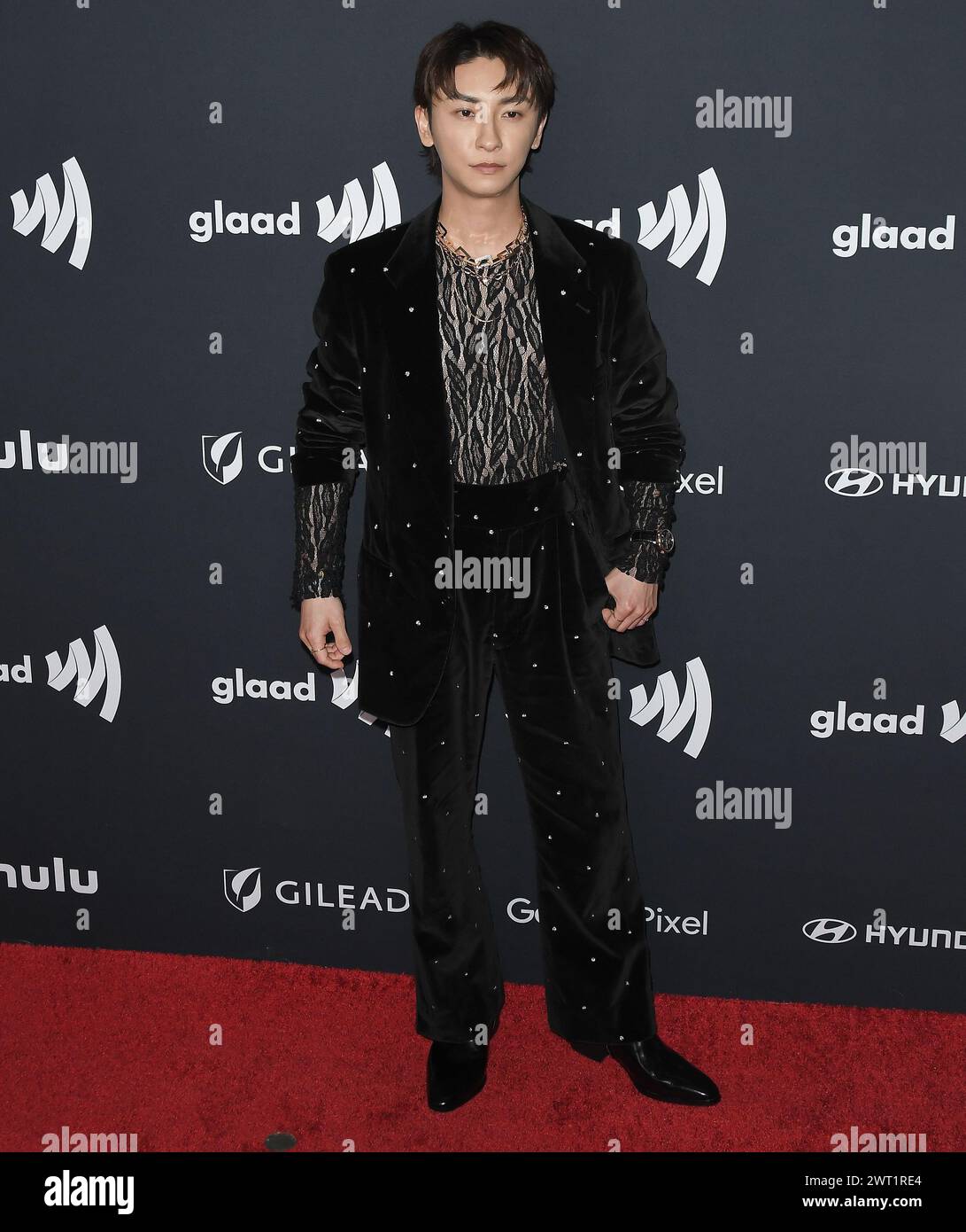 Los Angeles, USA. 14th Mar, 2024. Shinjiro Atae arrives at the 35th Annual GLAAD Media Awards held at the Beverly Hilton Hotel in Beverly Hills, CA on Thursday, ?March 14, 2024. (Photo By Sthanlee B. Mirador/Sipa USA) Credit: Sipa USA/Alamy Live News Stock Photo
