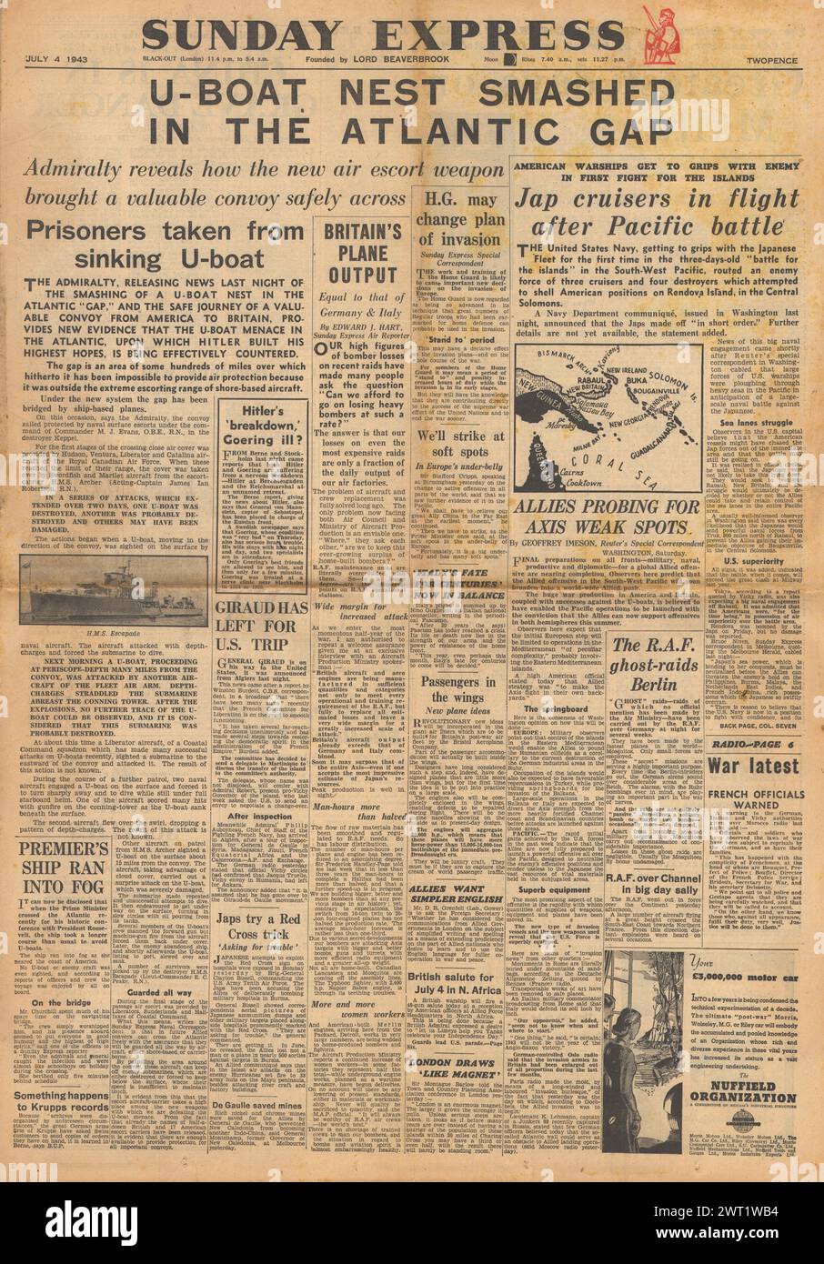 World war 2 pacific islands hi-res stock photography and images - Alamy