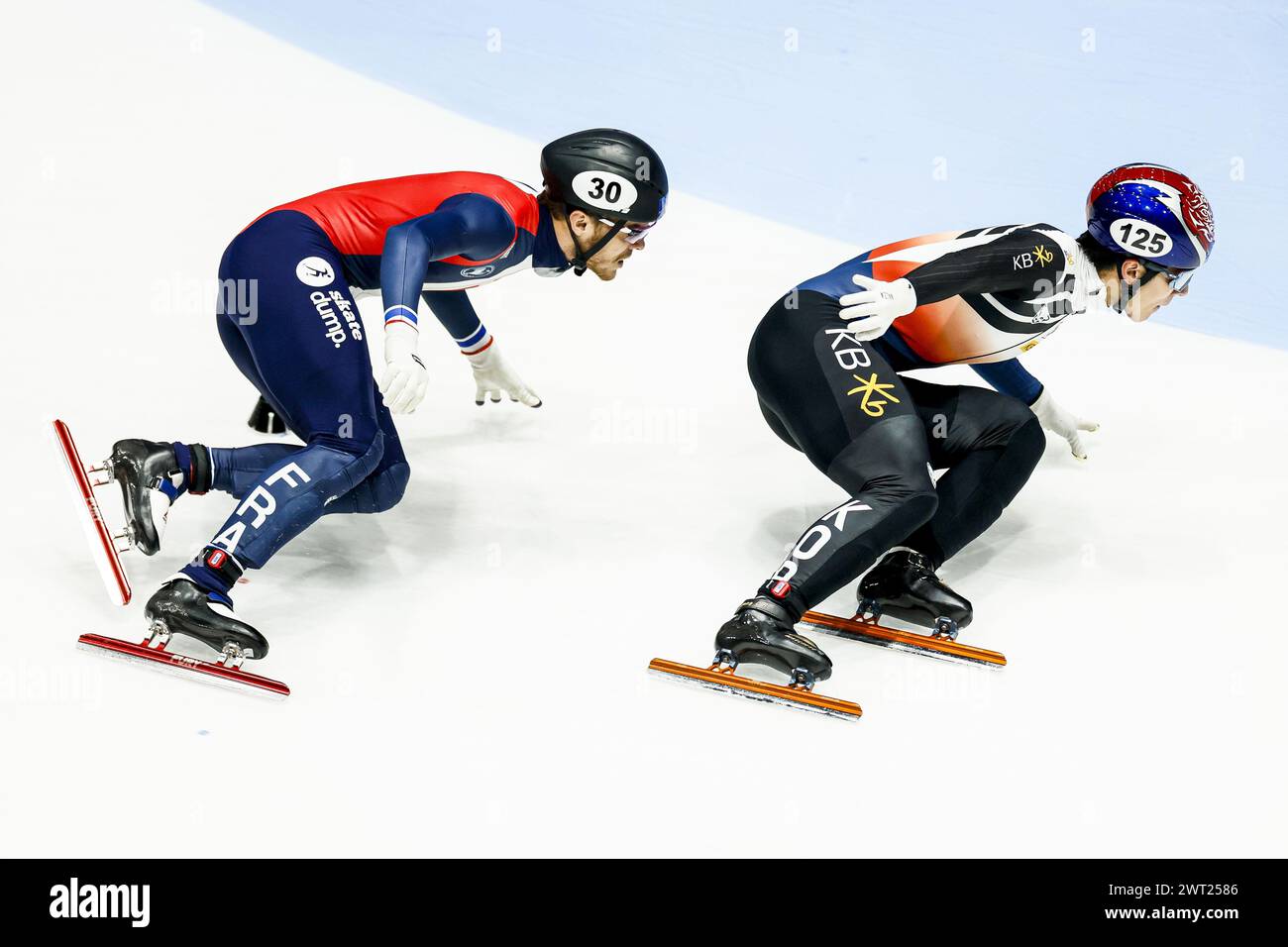 ROTTERDAM (lr) Quentin Fercoq (FRA), Daeheon Hwang (KOR) during the