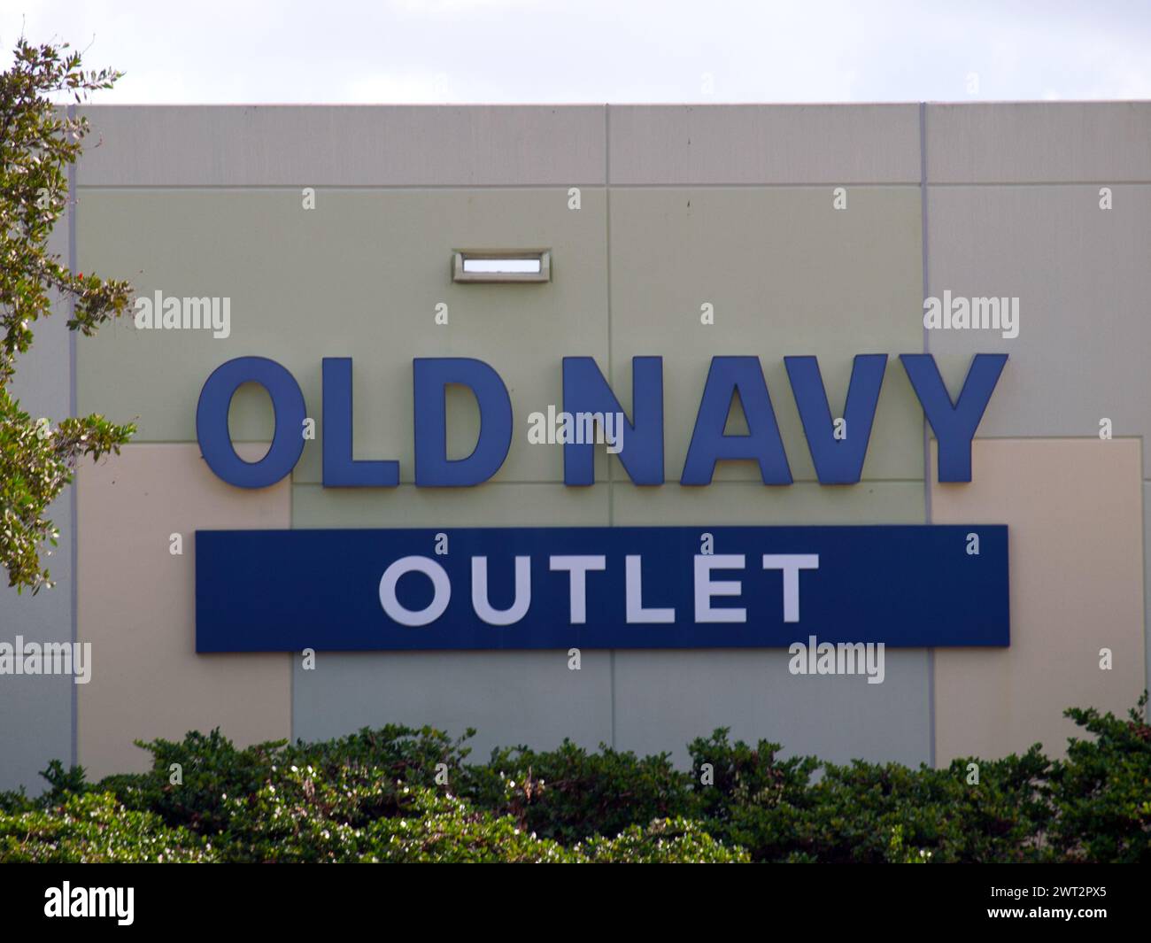 Miami, Florida, United States - December 3, 2023: Old Navy Outlet store in the Dolphin Mall. Stock Photo